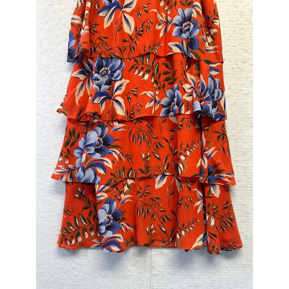 Loft Women Sleeveless Layered Dress Ruffled Coquette Y2K Size‎ S Boho Festival